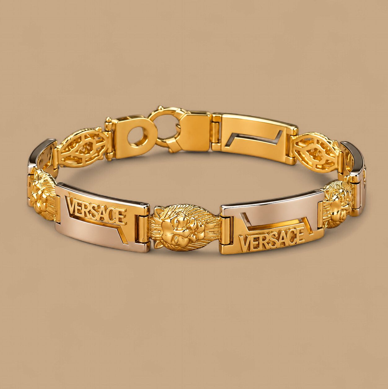 Men's Two-Tone Versace Bracelet (44.9g)