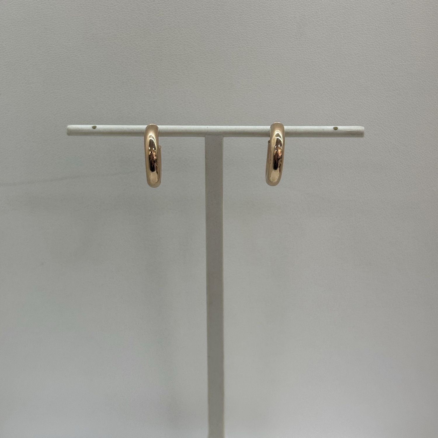 Rose Gold Hoop Earrings-Small