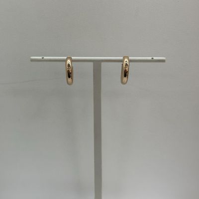 Rose Gold Hoop Earrings-Small