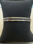 2-Tone Greek Key Bangle
