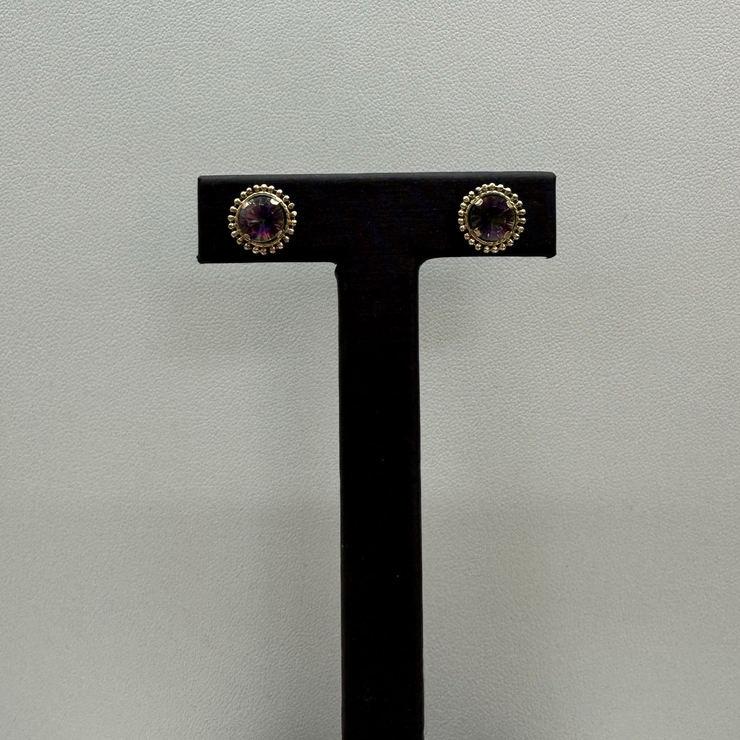 Mystic Topaz Stud Earrings