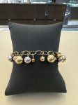 Tri-Tone Charm Bracelet
