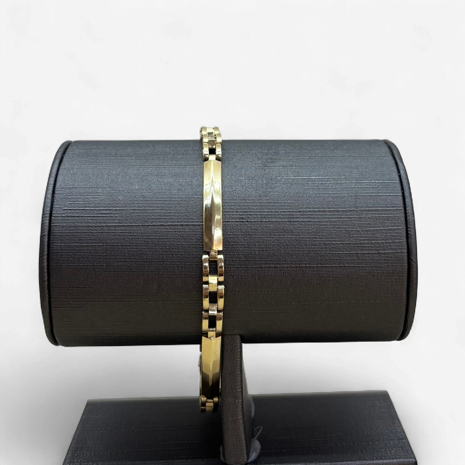 10k Men's Gold Block Bracelet (7.4g)