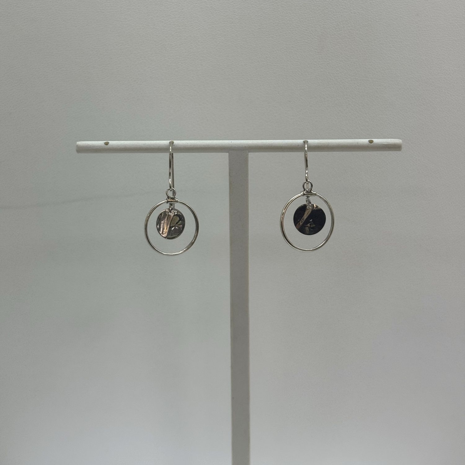 Gold Fish Hook Drop Earrings