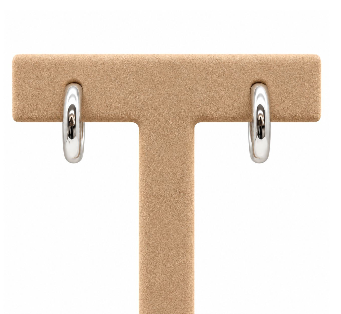 Gold Hoop Earrings-Medium (1.8g)