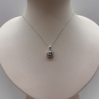 14KW Snowflake Diamond (0.50ct) Necklace