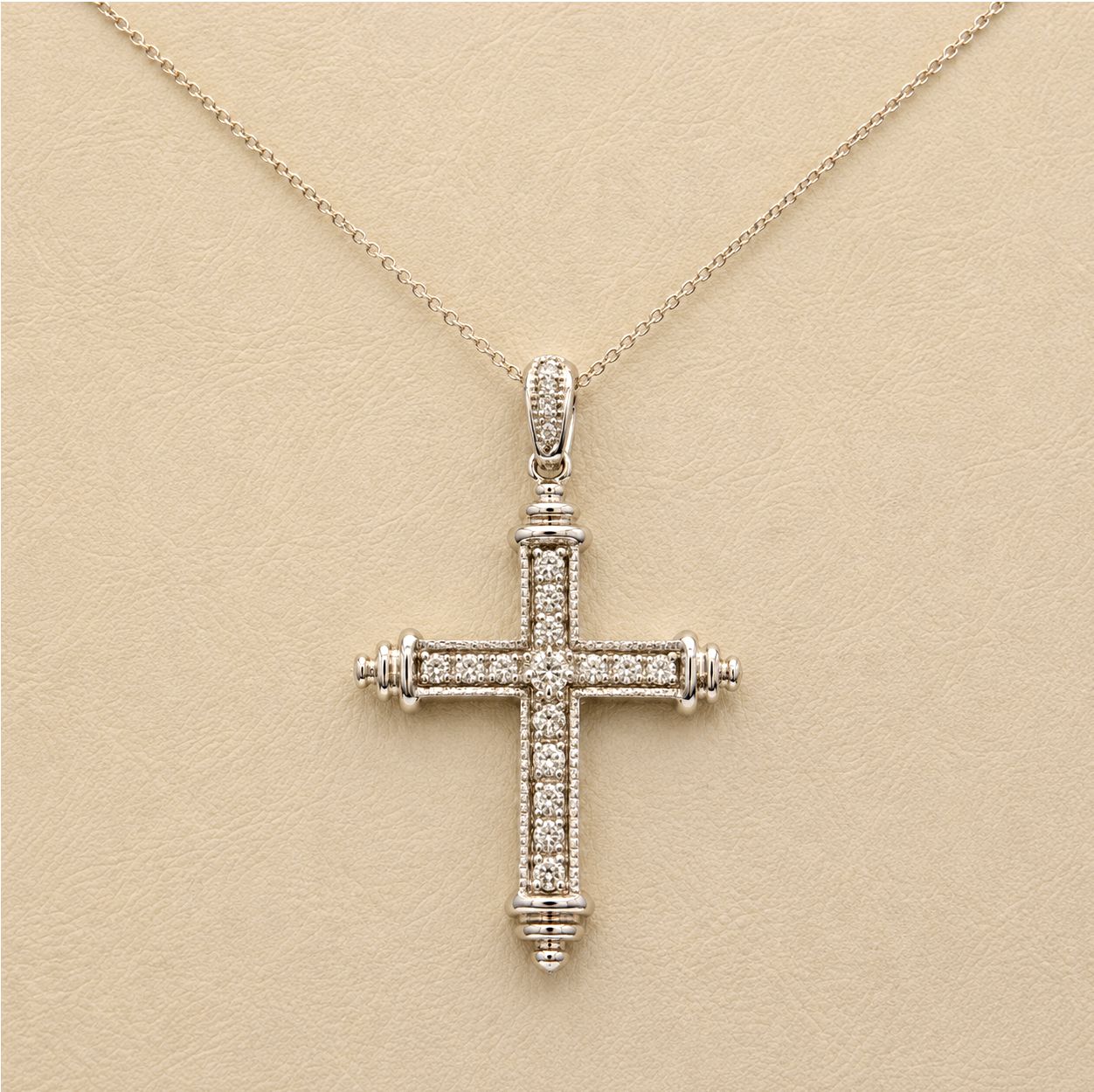 Designer Vintage Diamond Cross