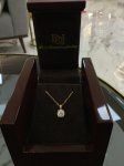 L-Dia Rnd Solitaire Pendant 0.55 Ct