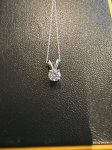 Diamond Solitaire Pendant.
