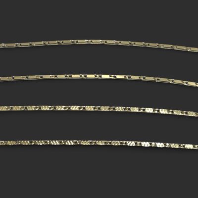 10kt 20in Bar Chain