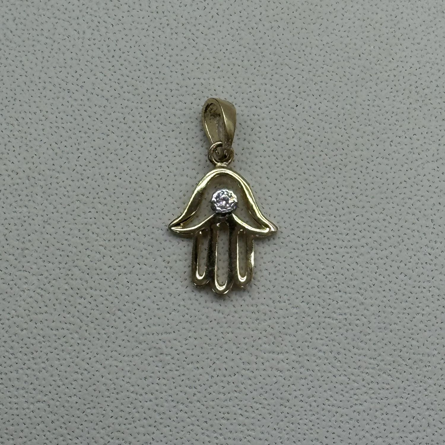 Gold Hamsa Pendant