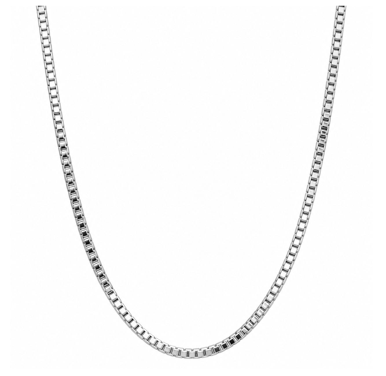 White Gold Box Chain (3.2g), Size: 22in