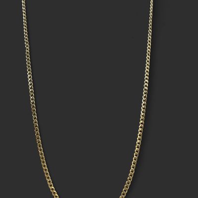 10kt 2.1mm HC YG 22in Chain