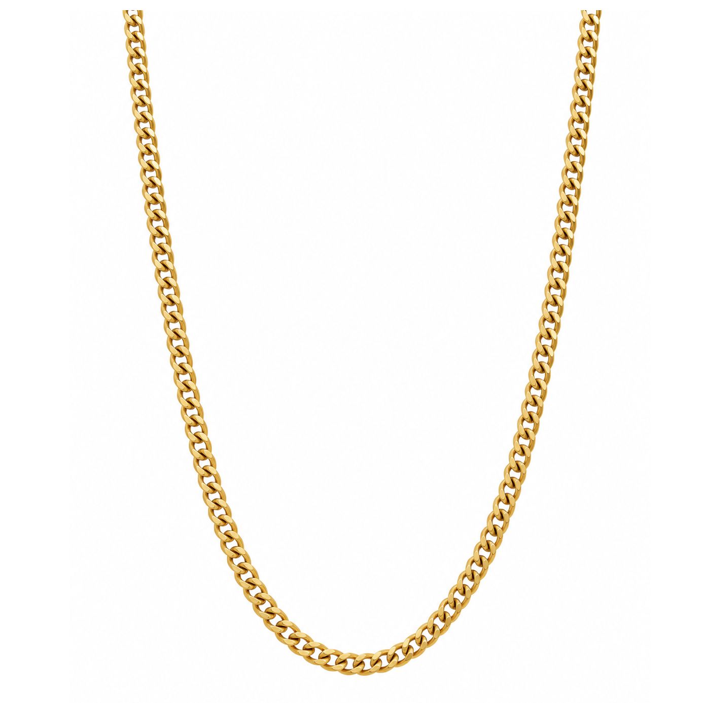 Gold Hollow Curb Chain (1.7g)