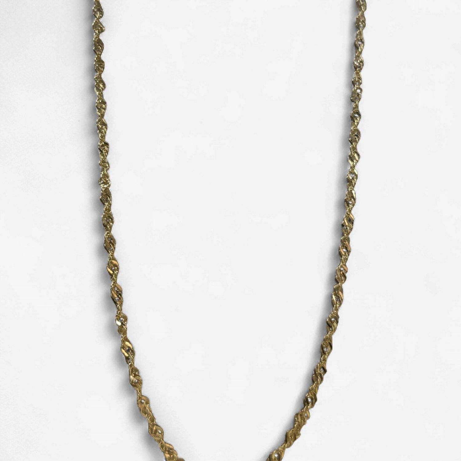 10k Gold Singapore Chain (16in)