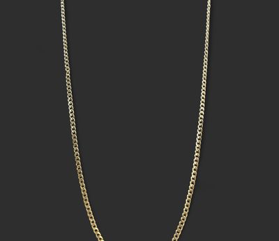 10kt 2.1mm HC YG 20in Chain