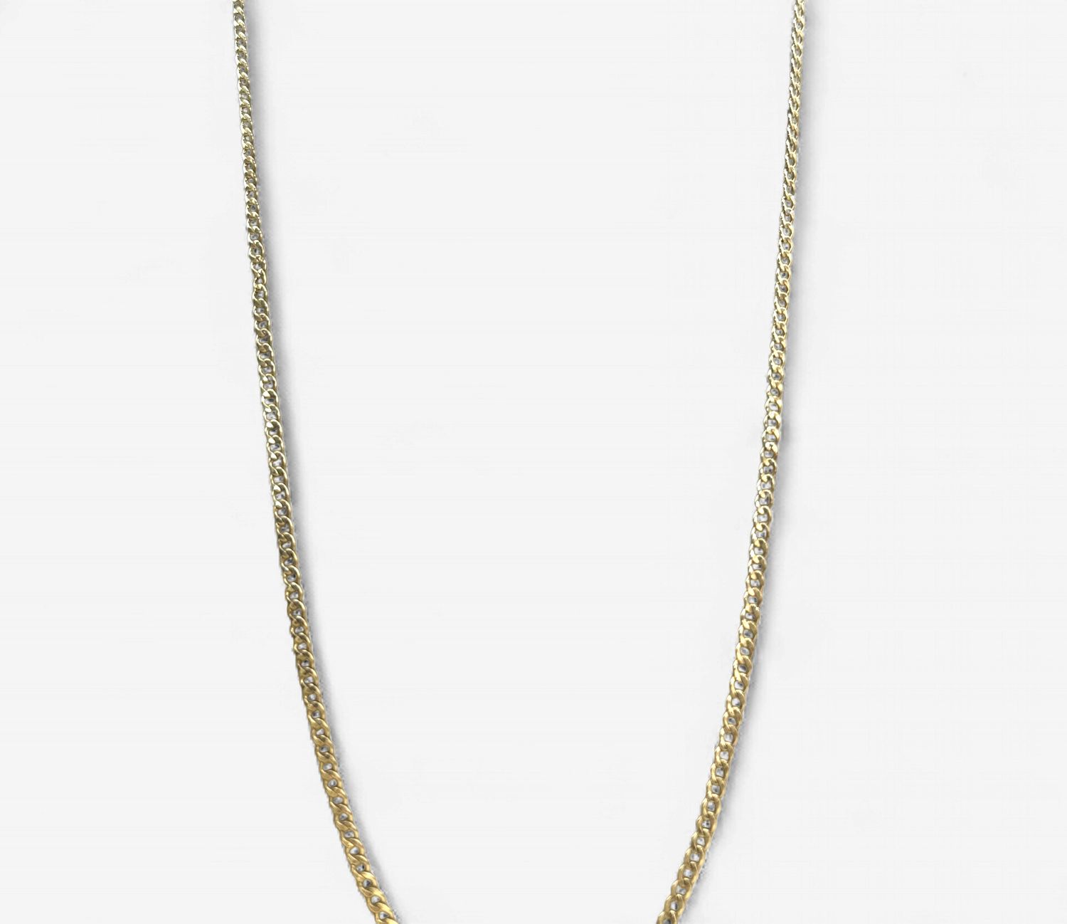 10k Gold 2.1mm Curb Chain (1.6-1.7g) (20in)