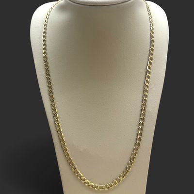10kt 3.5MM HC AD 22IN YG Chain