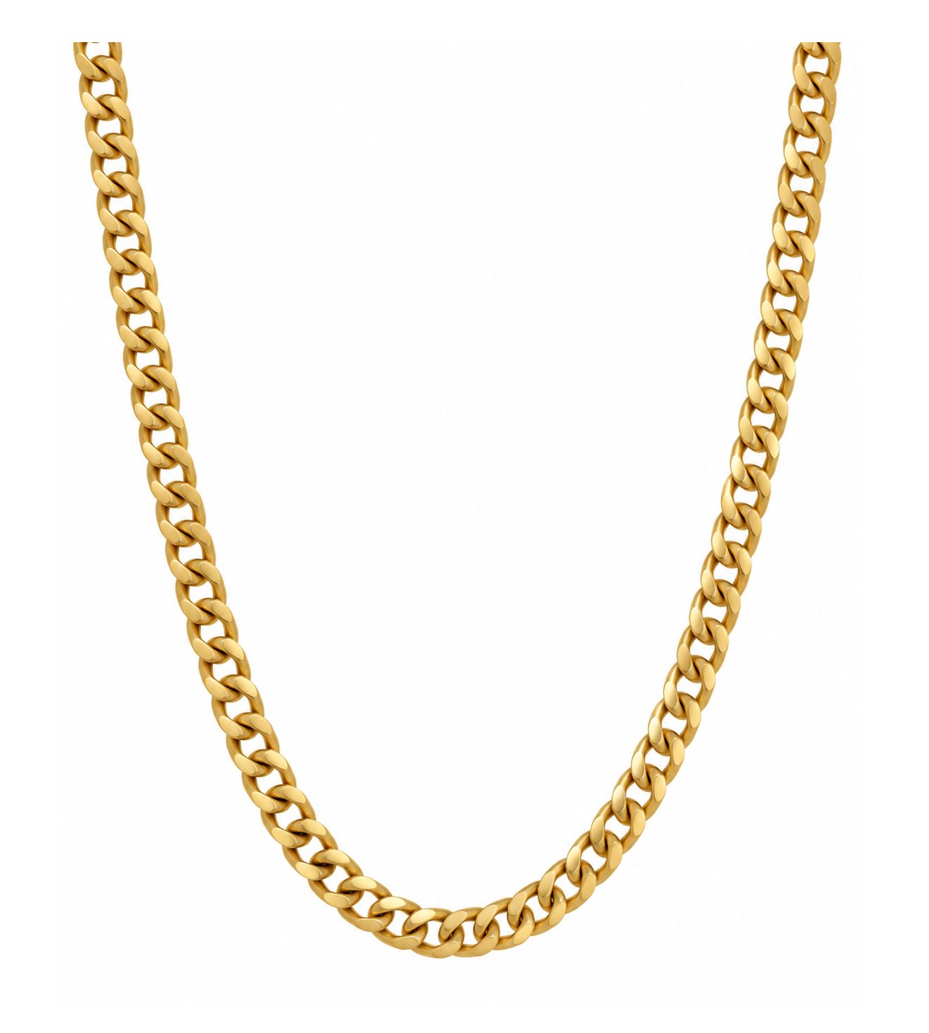 Gold 3.5mm Curb Chain (3.8g)