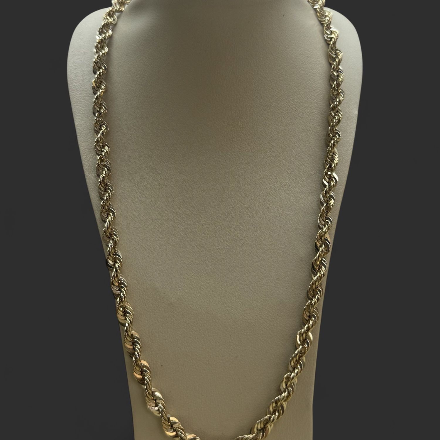 10kt 5.5MM HSL Rope 20IN YG Chain