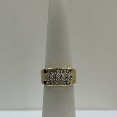 Mens 1ct tdw Diamond Ring