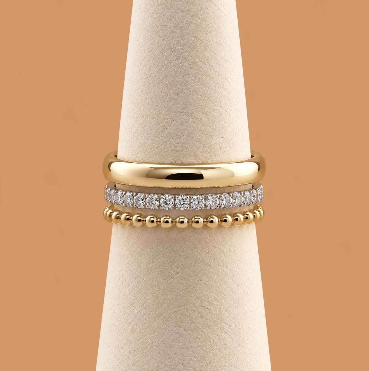 Diamond Easy Stackable Ring-Bujukan
