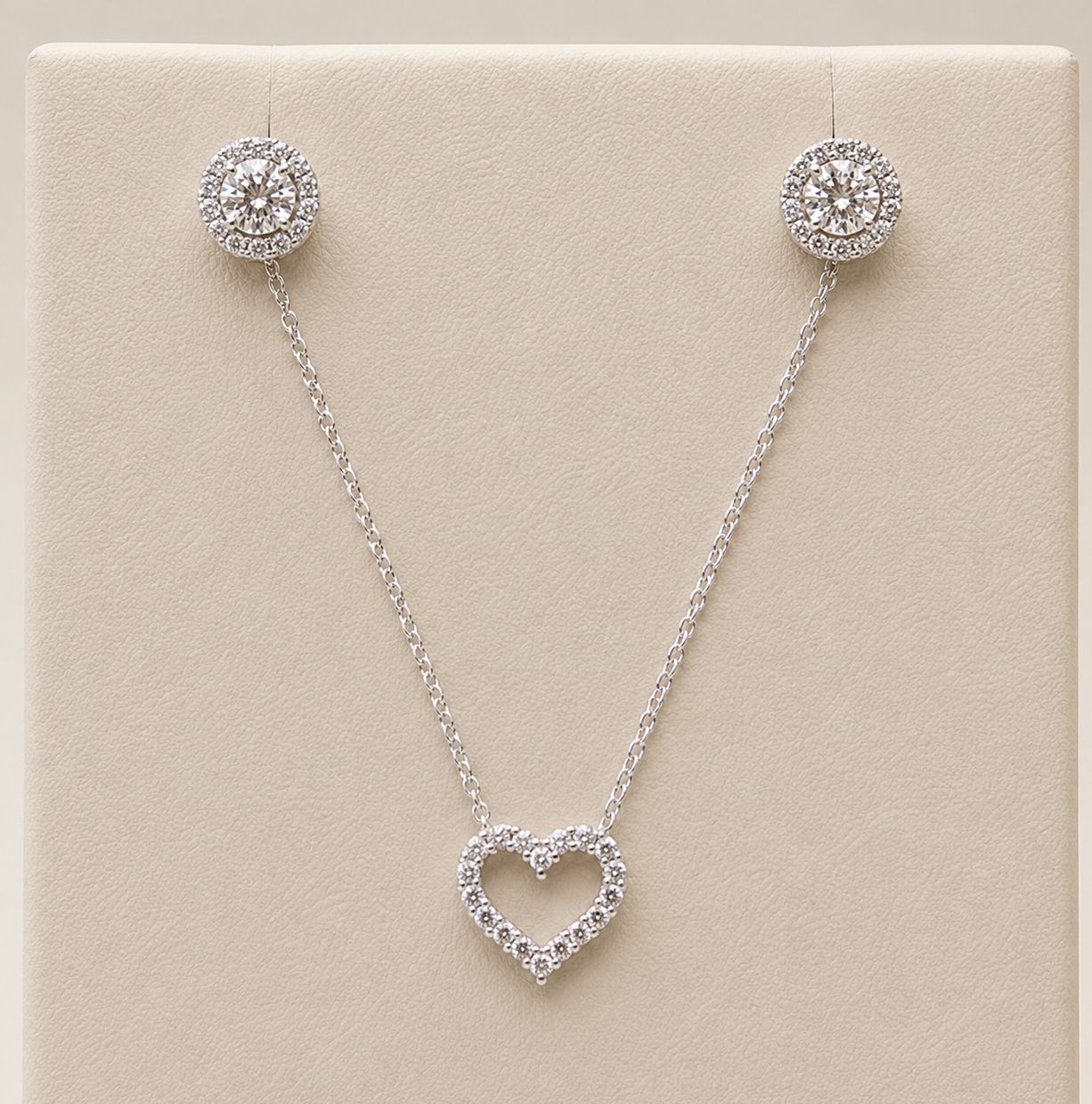 Diamond(0.21ct) Heart Pendant
