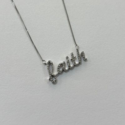 10KY/10KW "Forever/Faith" Pendant