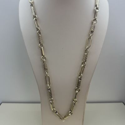 Mens Gold Chain w/Sapphire Clasp