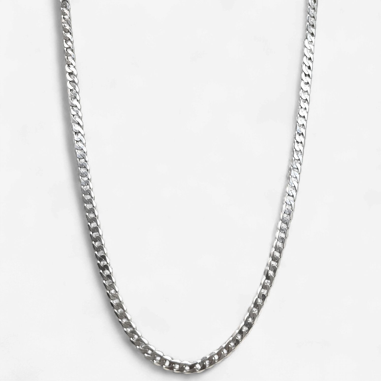 10k White Gold Figaro Chain (5.2g)