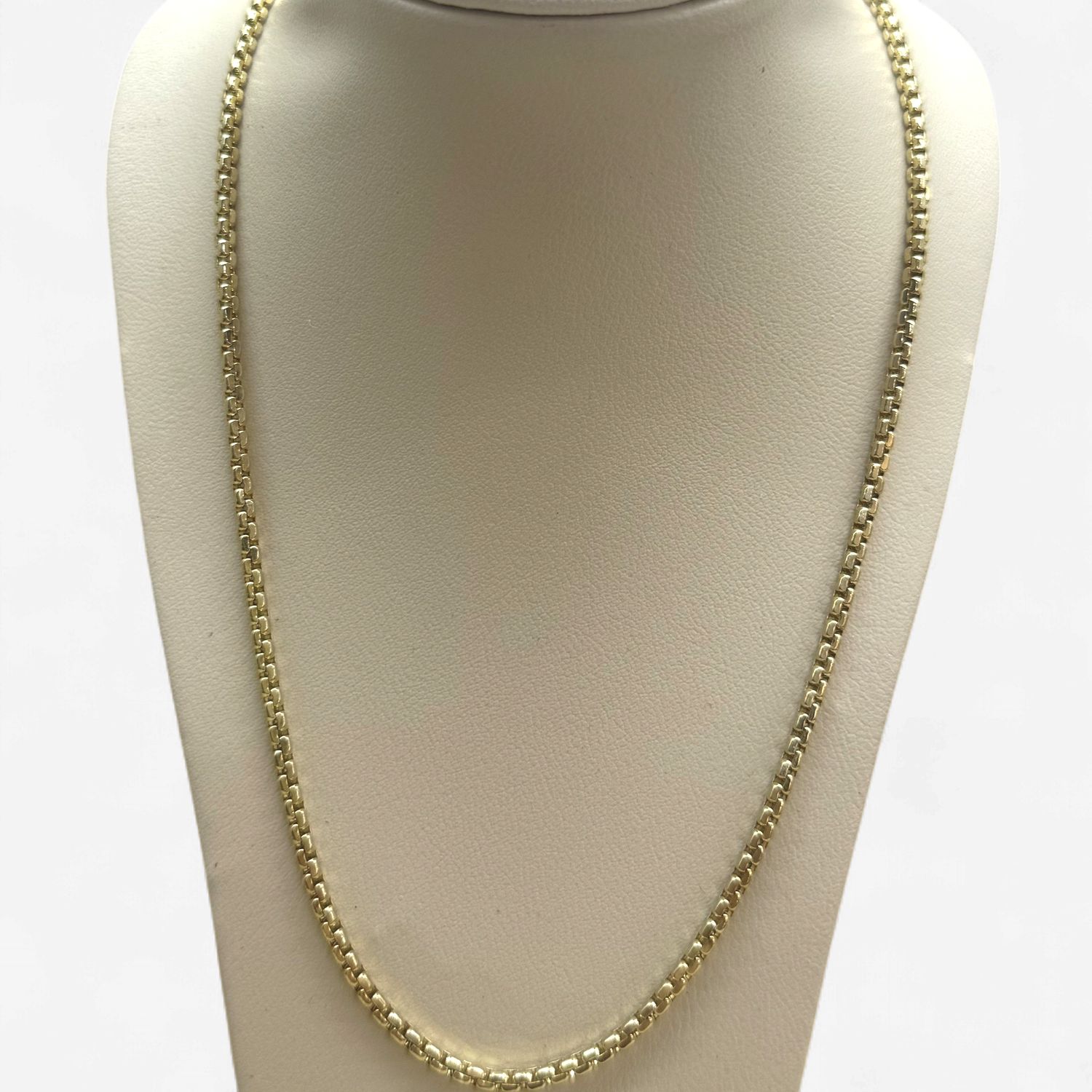 10k Gold 2.5mm Box Chain (7.0-7.1g) (20in)