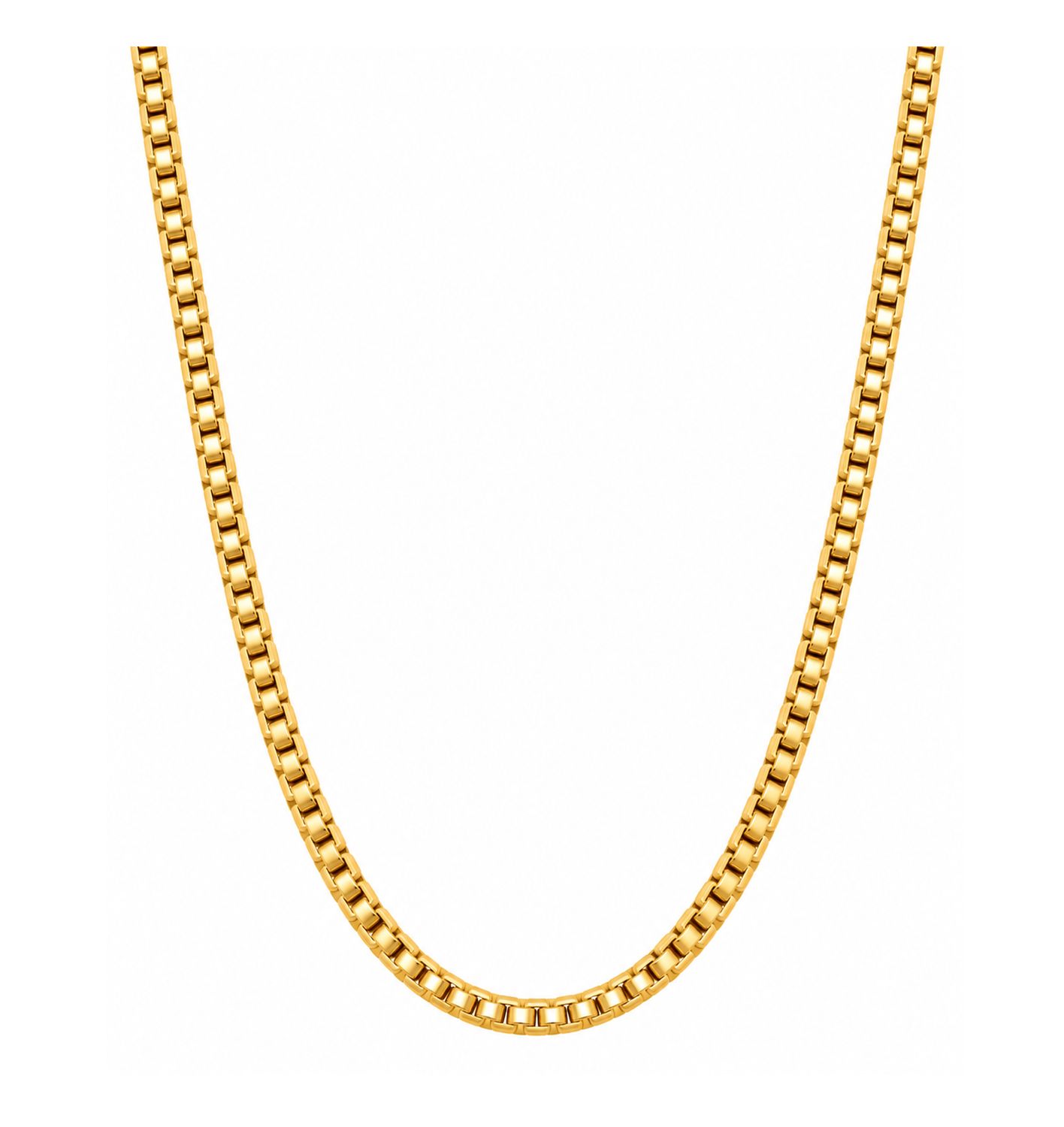 Gold 2.5mm Box Chain (7.0g-7.1g)