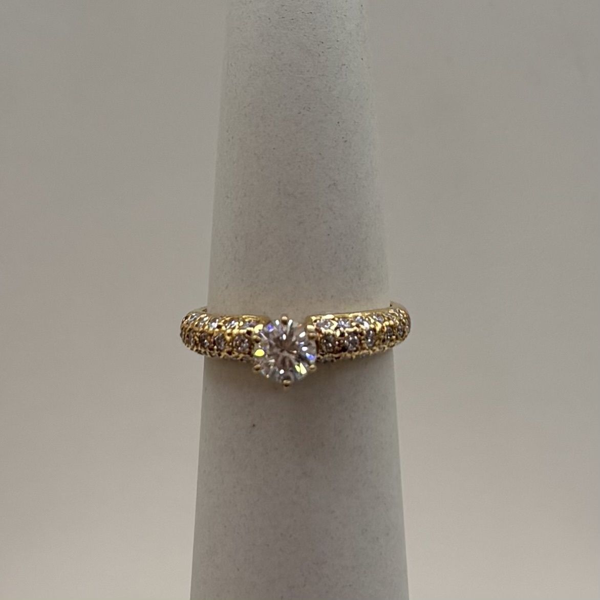18KY "Eloise " Vintage Diamond Ring