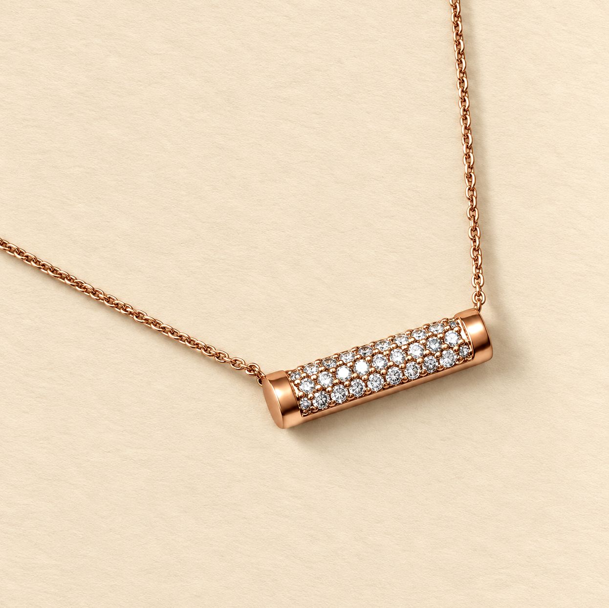 Bar Diamond Pendant