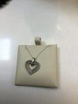 Dia Conc Hearts Pendant