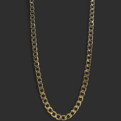 10kt 5MM HC AD 20IN YG Chain