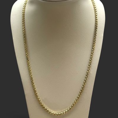 10kt 2.5mm HB YG 18in Chain