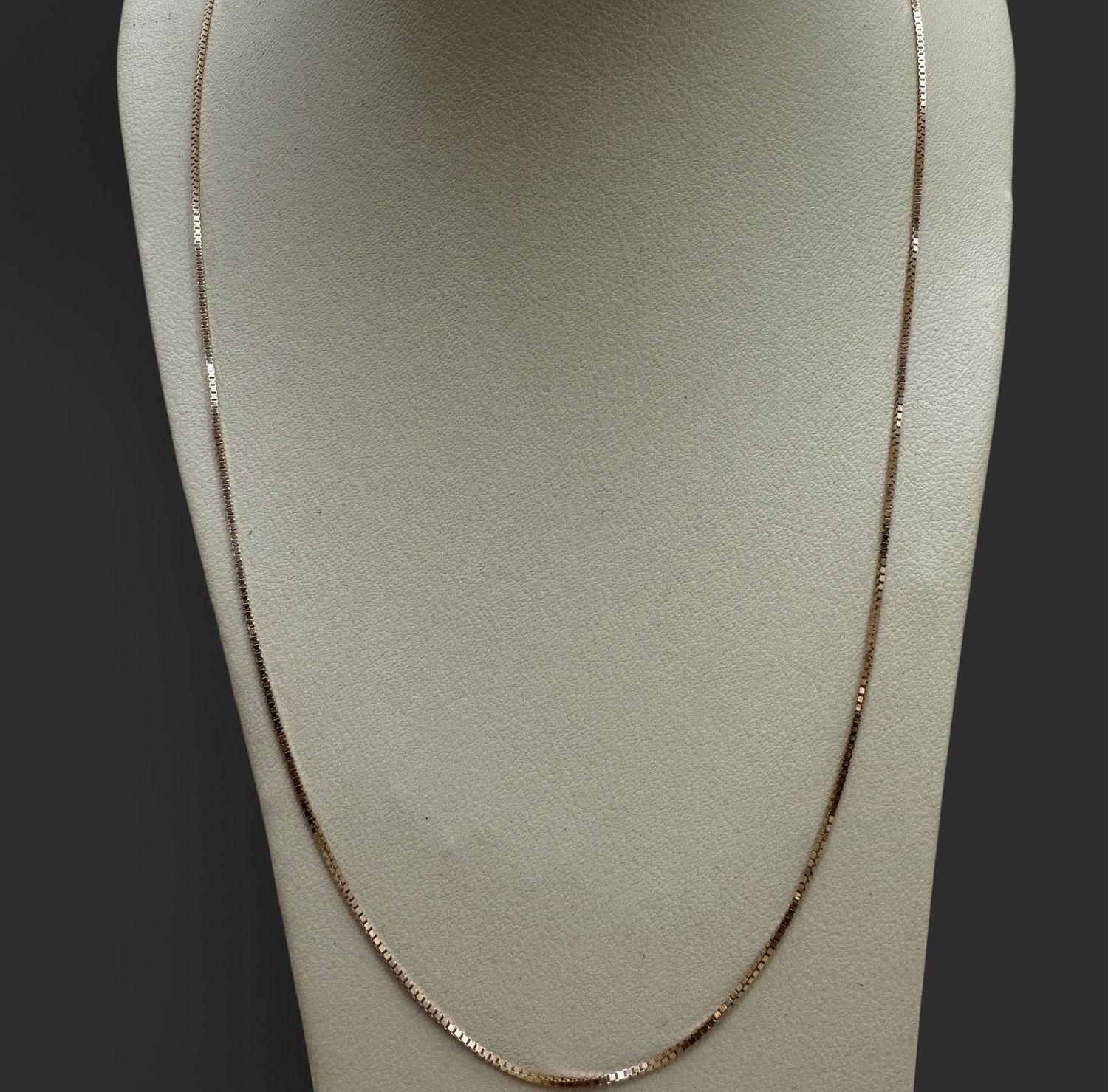 10kt 0.6MM SRB 20IN RG Chain