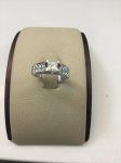 Princess Cut Dia Eng Ring 0.75ct VVS1