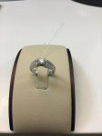 Three Row Eng Ring 0.5ct ss