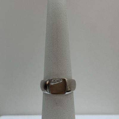 Men's 3-Stone Block Ring