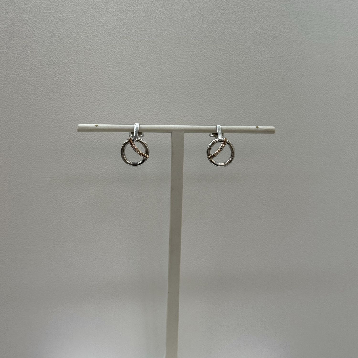 Draped O Ring Earrings