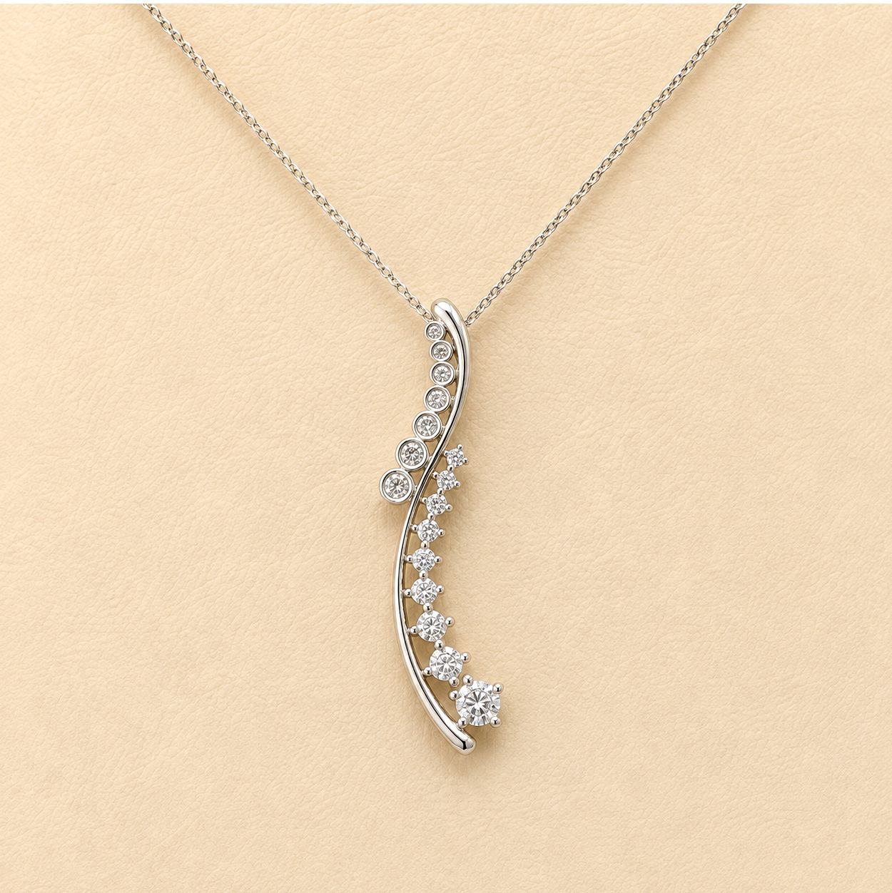 Diamond "Stem" Pendant