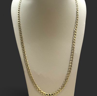 10kt 3.5MM HC AD 18IN YG Chain