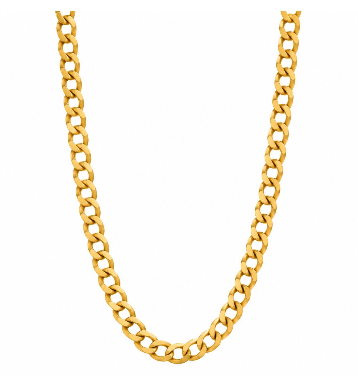 Gold 5mm Hollow Curb Chain (6.7g-6.8g)