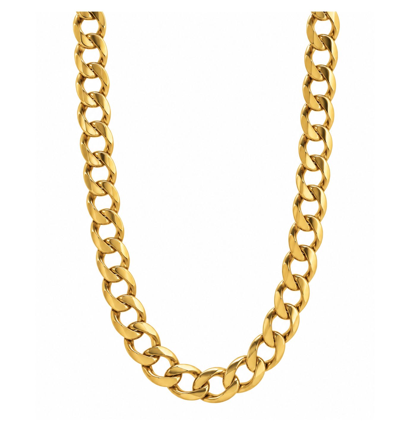 Gold 6.7mm Curb Chain (10.9g-11g)