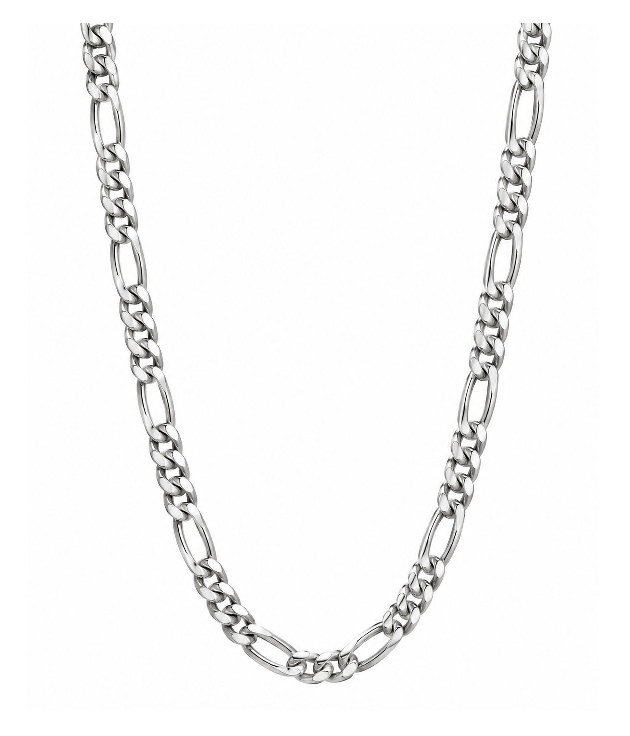 White Gold Figaro Chain (7.2g)