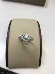 LM Vintage Halo Eng w/LC 0.80ct Rnd Dia