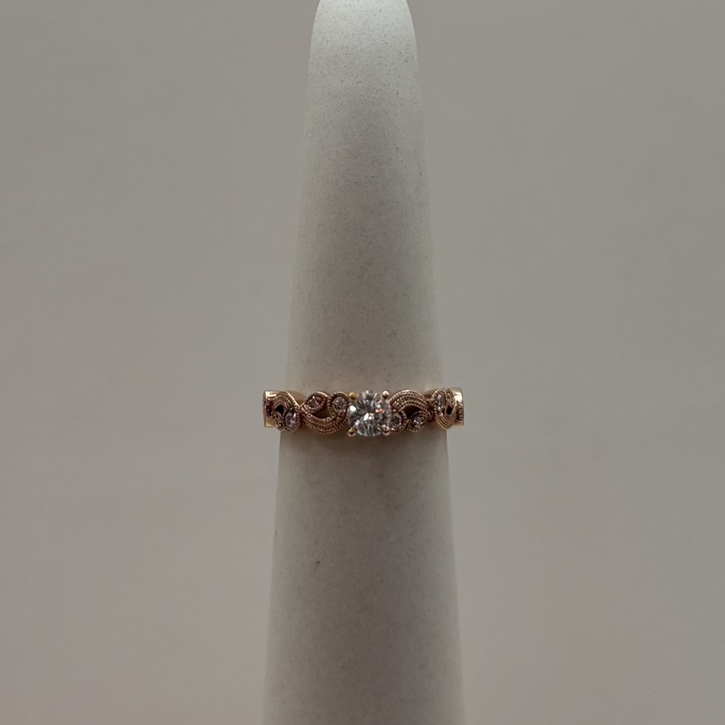 14KR Diamond Promise Ring