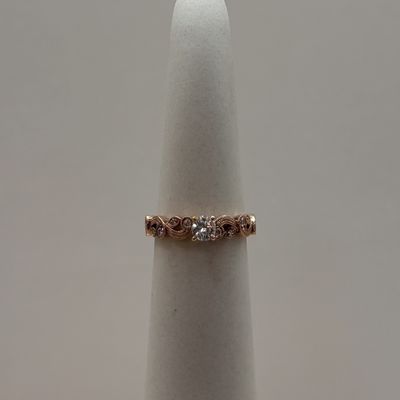 14KR Diamond Promise Ring